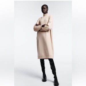 Zara Plush Sweatshirt Dress Size M